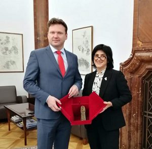 The Ambassador Of Republic Of Iraq In Prague Meets Speaker Of Czech