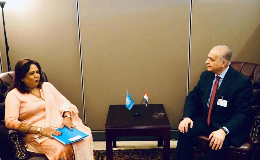 وزير الخارجيّة يلتقي براميلا باتين مُستشارة الأمين العامِّ للأمم المتحدة الخاصَّة بالعنف