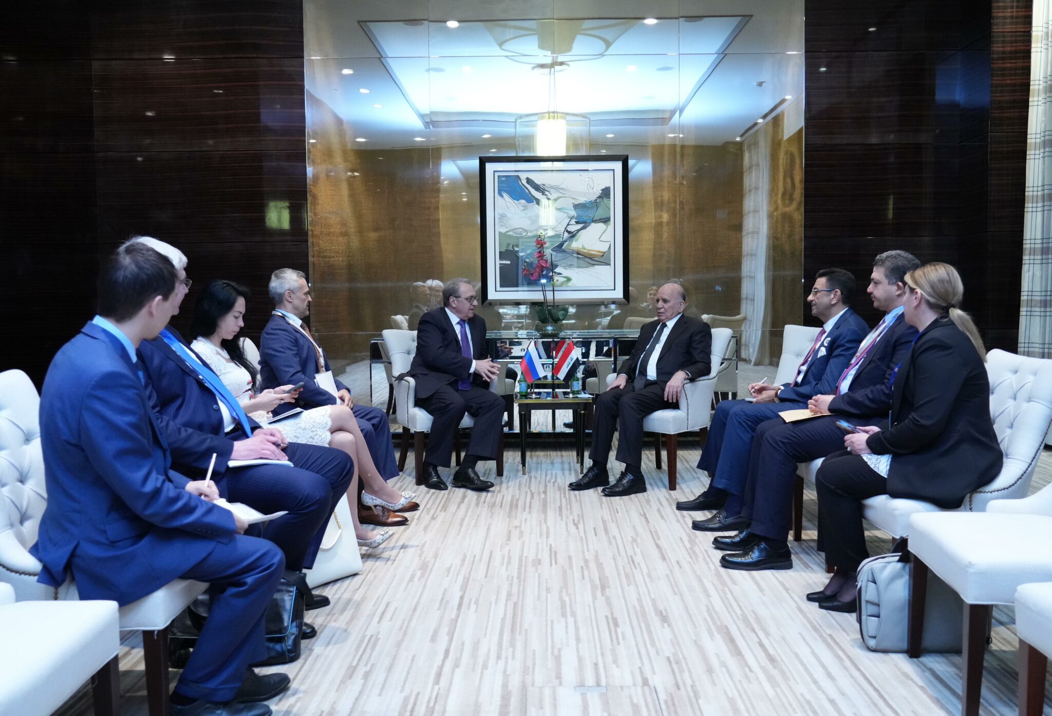 Deputy Prime Minister And Foreign Minister Meets Russian Deputy Foreign